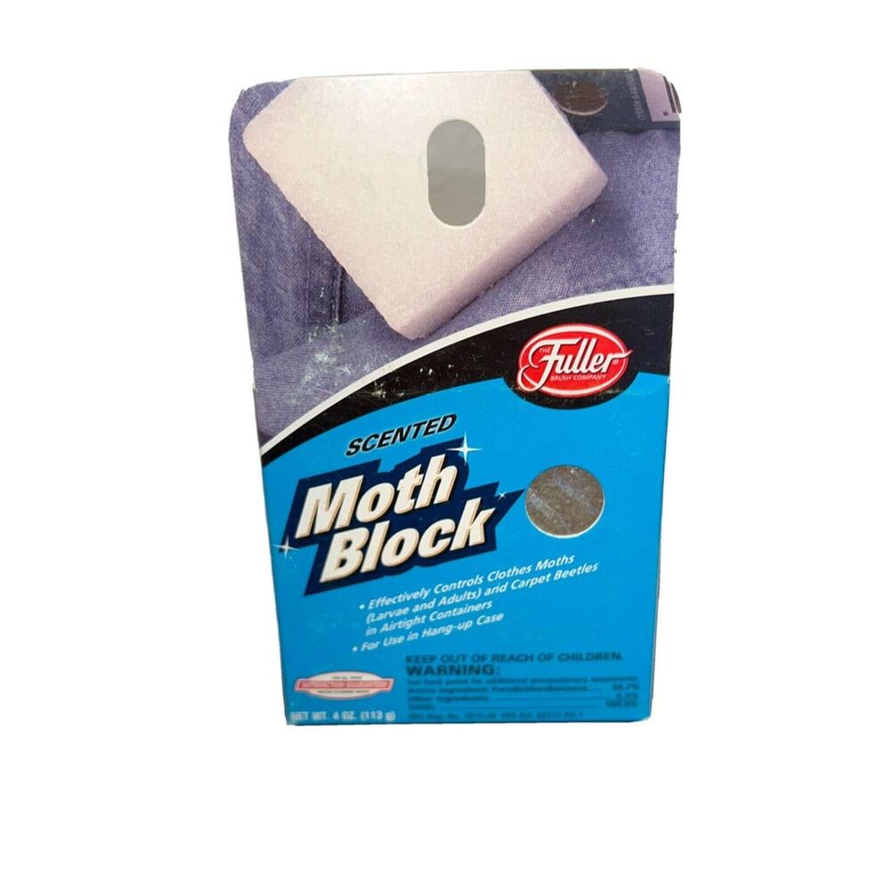 Fuller Brush Co Moth Ball Block Scented 4 oz Use In Hang up Case NOT included